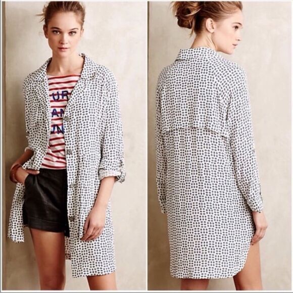 Anthropologie Sightseer Trench by Cartonnier size XS - Picture 8 of 8